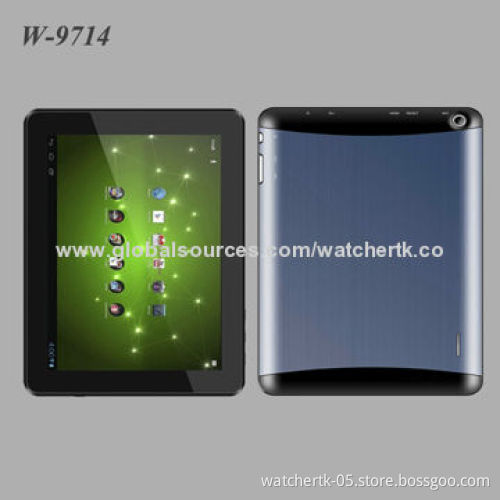 9.7" Quad-core 3G Tablet PC with IPS Screen/GPS/Bluetooth/(2.0/5.0MP) Dual Camera/Dual SIM Card
